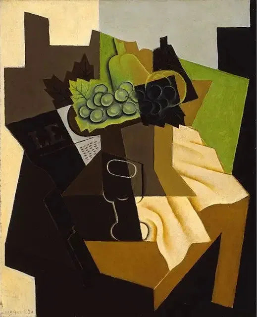 Le compotier - Juan Gris image 1 copie peinte à la main à l’huile