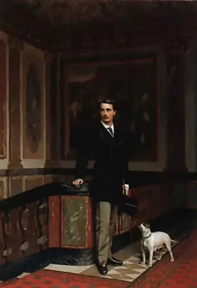 Le comte de la Rouchefoucauld et duc de Doudeauville - Jean-Léon Gérôme image 1 reproduction artisanale de tableau