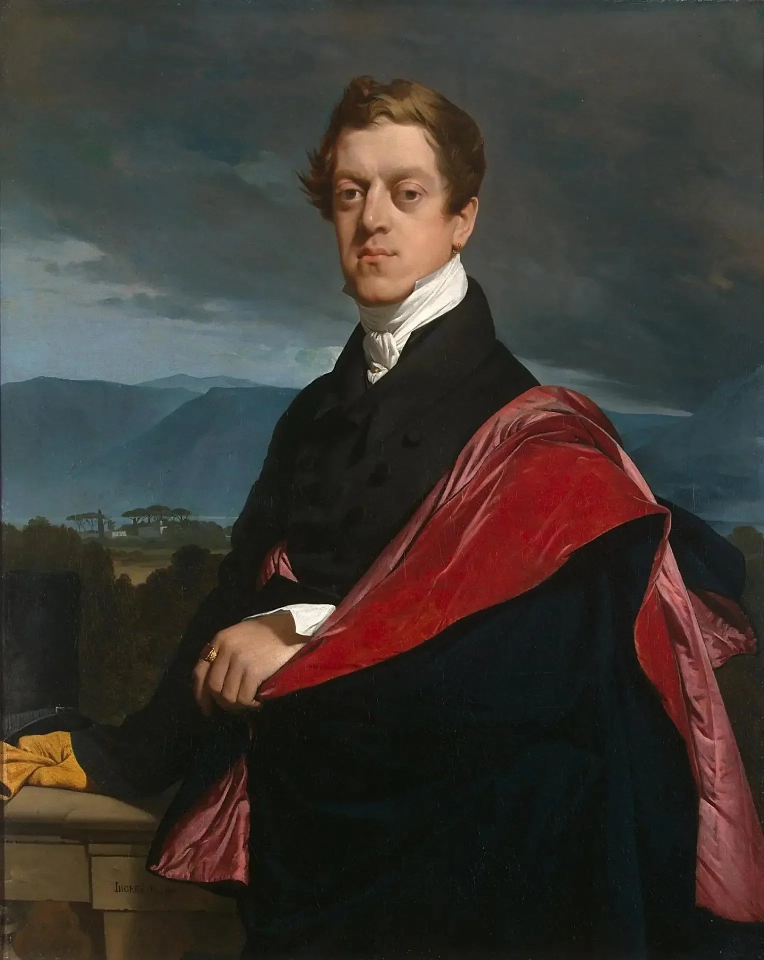 Le Comte Nicolas Dimitrievitch Gouriev - Jean-Auguste-Dominique Ingres image 1 reproduction réalisée par Alpha Reproduction