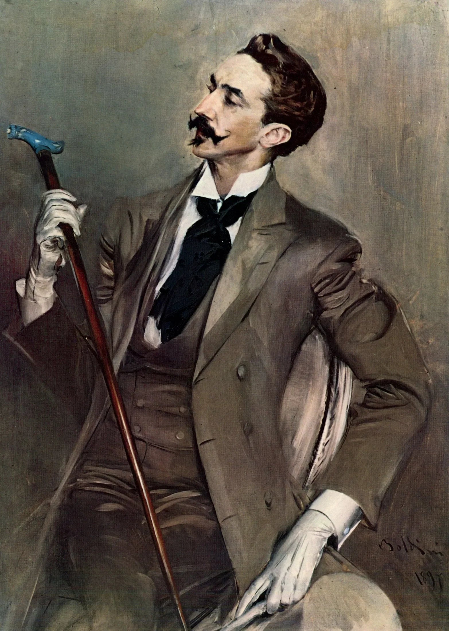 Le Comte Robert de Montesquiou - Giovanni Boldini image 1 reproduction d’œuvre d’art à l’huile