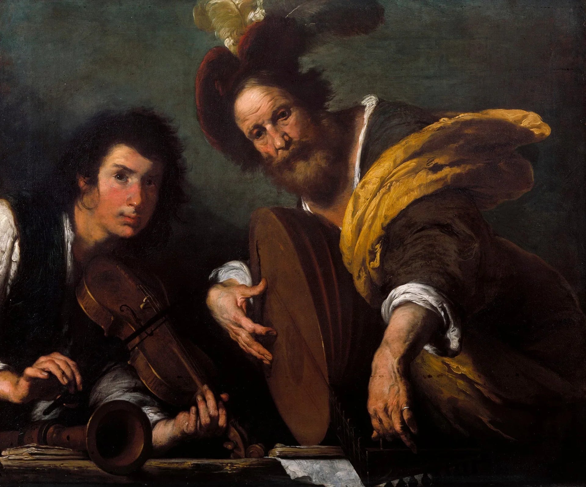 Le concert - Bernardo Strozzi image 1 copie peinte à la main à l’huile