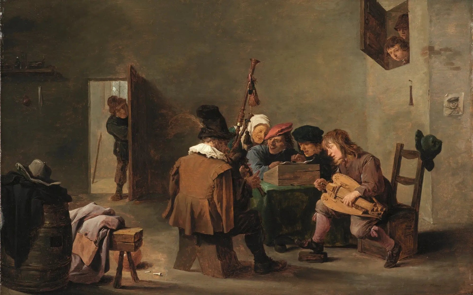 Le concert des Boors - David Teniers le Jeune image 1 tableau peint à l’huile sur toile