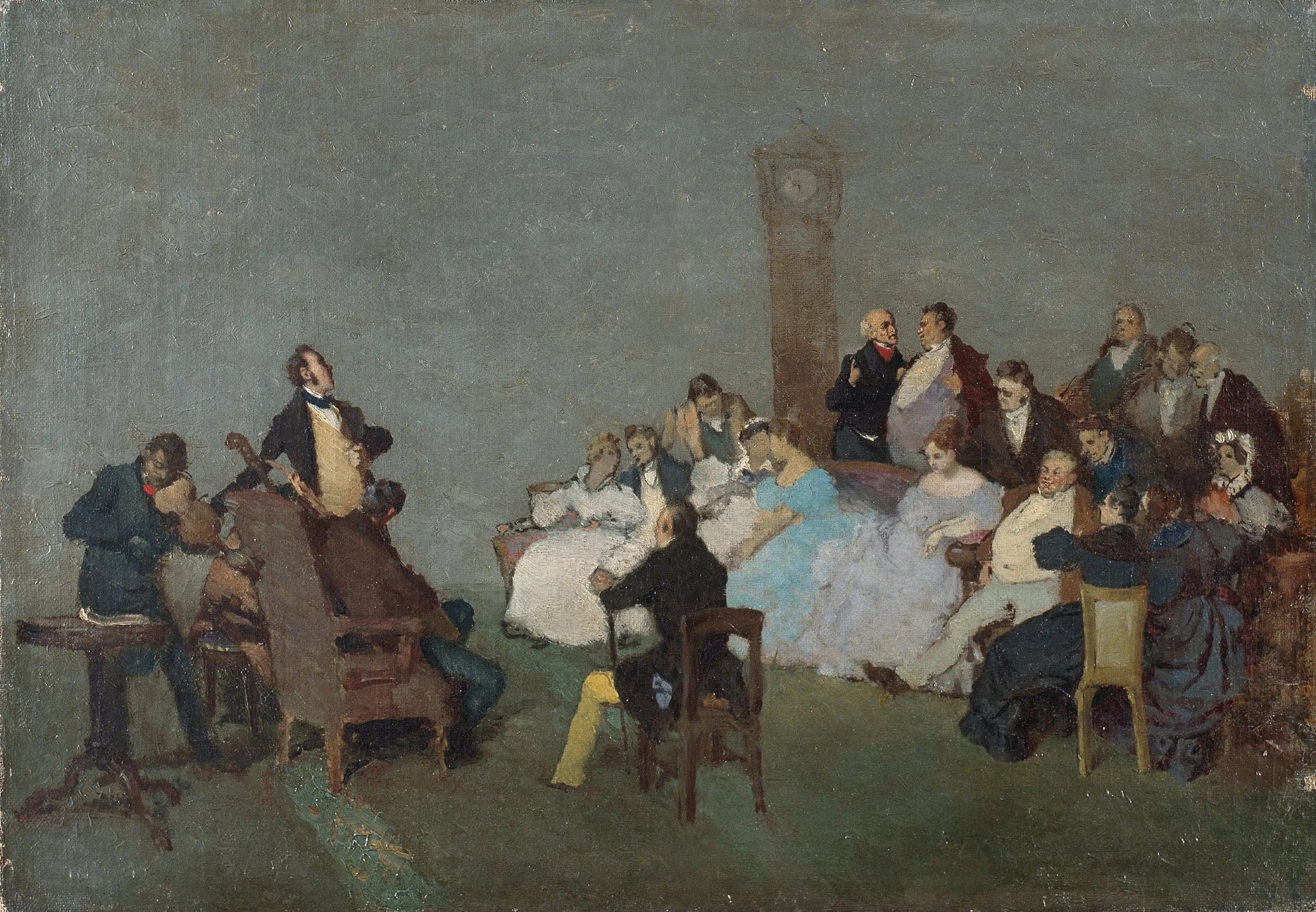 Le concert - Jean-Baptiste Camille Corot image 1 tableau peint à l’huile sur toile