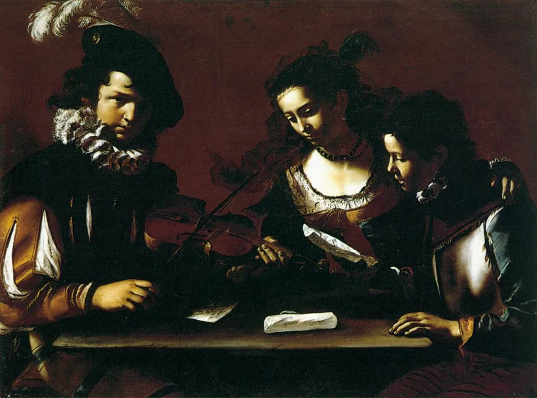Le concert - Mattia Preti image 1 reproduction réalisée par Alpha Reproduction