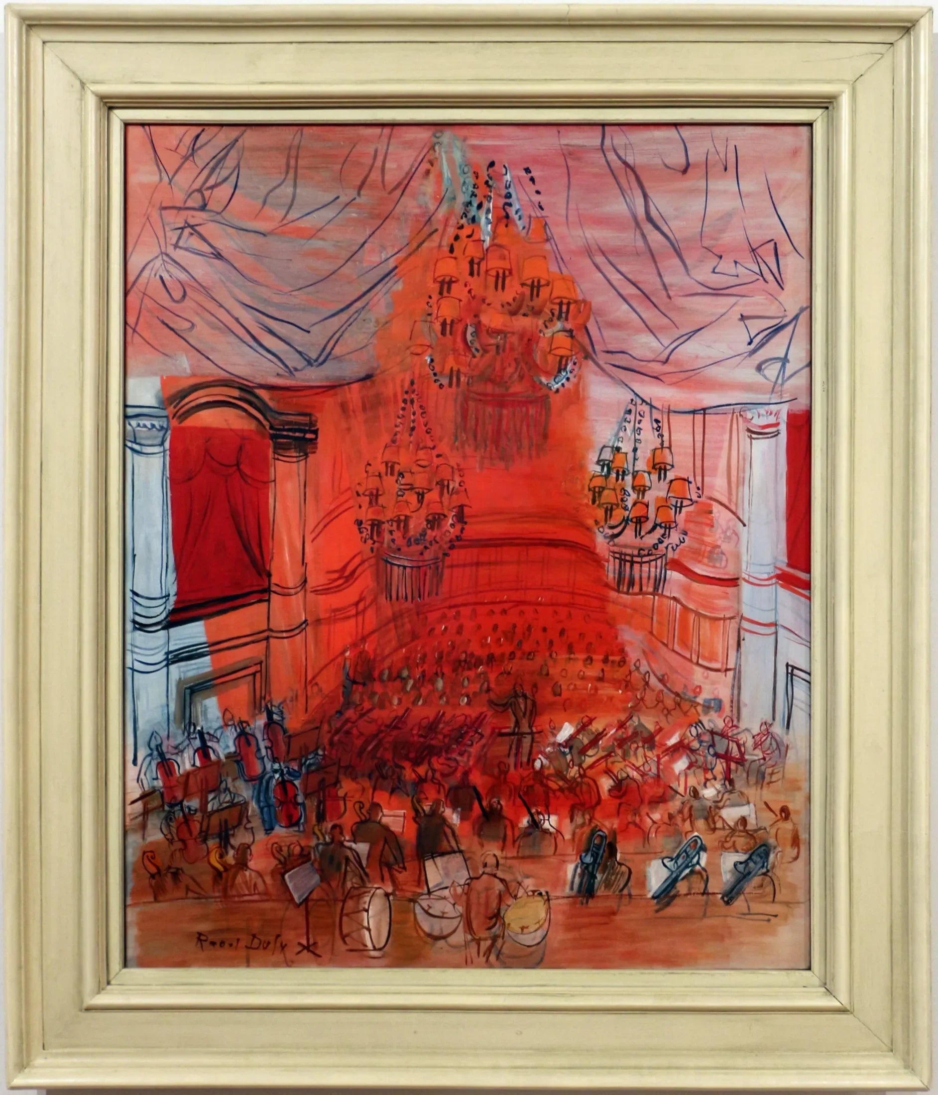 Le concert rouge - Raoul Dufy image 1 reproduction réalisée par Alpha Reproduction