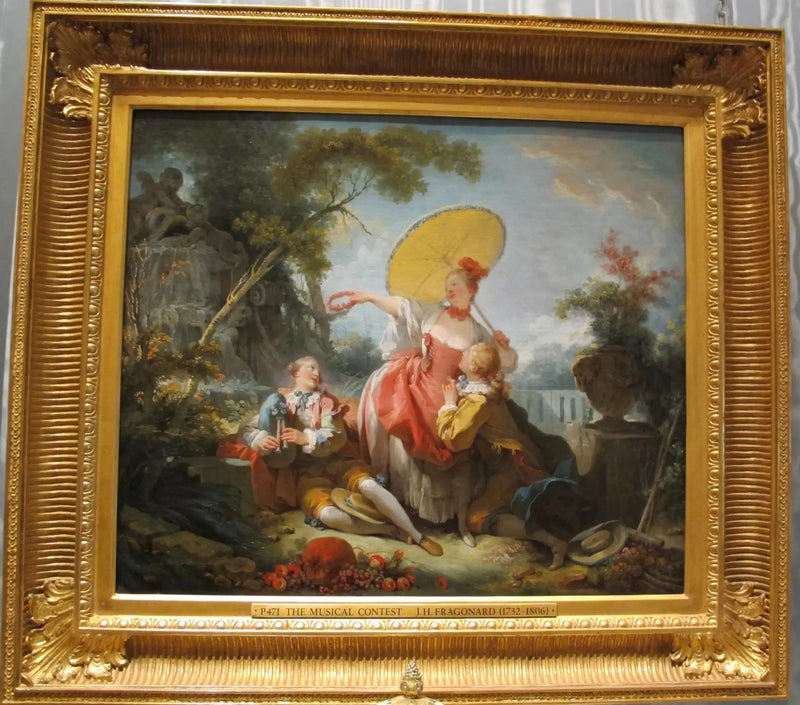 Le concours musical - Jean-Honoré Fragonard