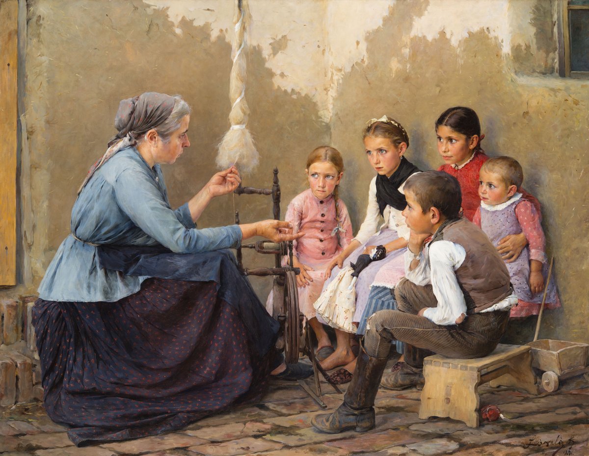 Le conteur - Philip de László image 1 copie de tableau peinte à la main