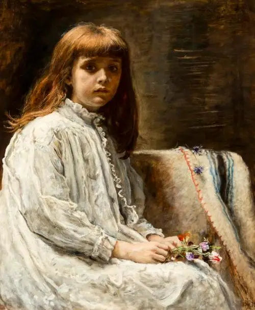Le convalescent - John Everett Millais image 1 reproduction artisanale de tableau