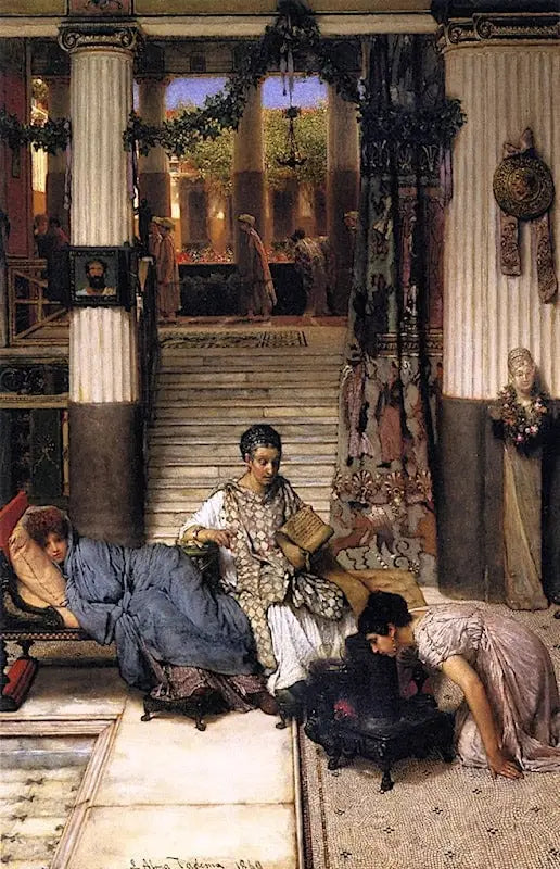 Le convalescent - Lawrence Alma-Tadema image 1 reproduction de peinture à l’huile