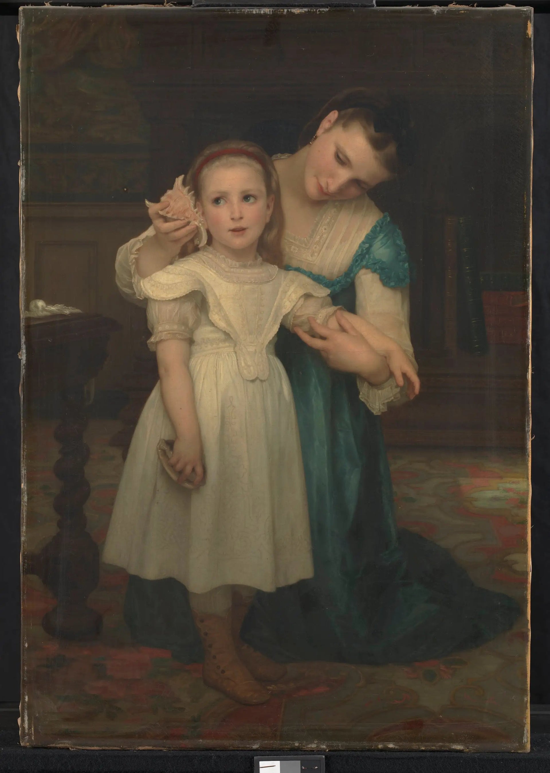 Le Coquillage - Bouguereau image 1 copie peinte à la main à l’huile