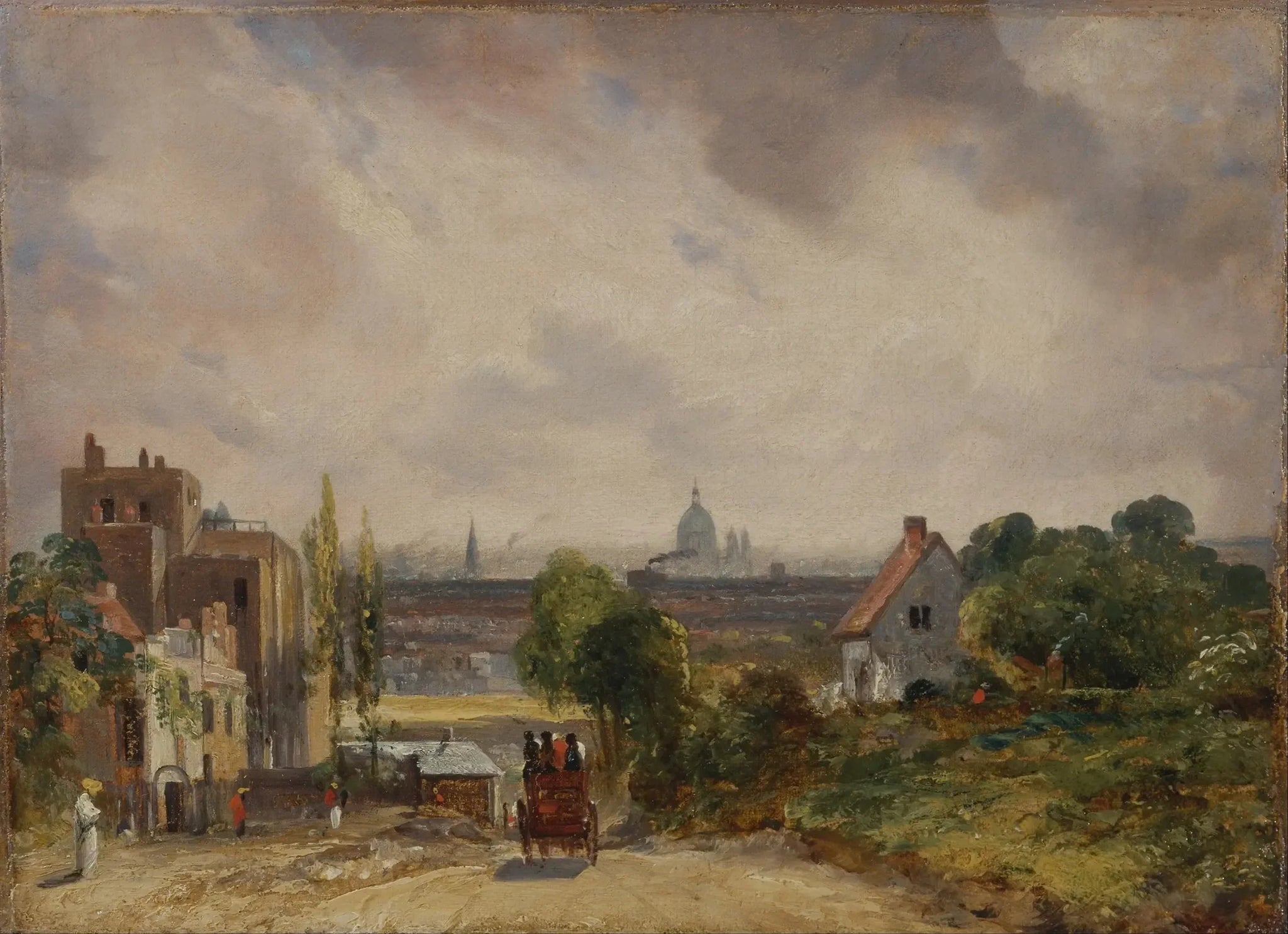 Le cottage de Sir Richard Steele, Hampstead - John Constable image 1 reproduction d’œuvre d’art à l’huile