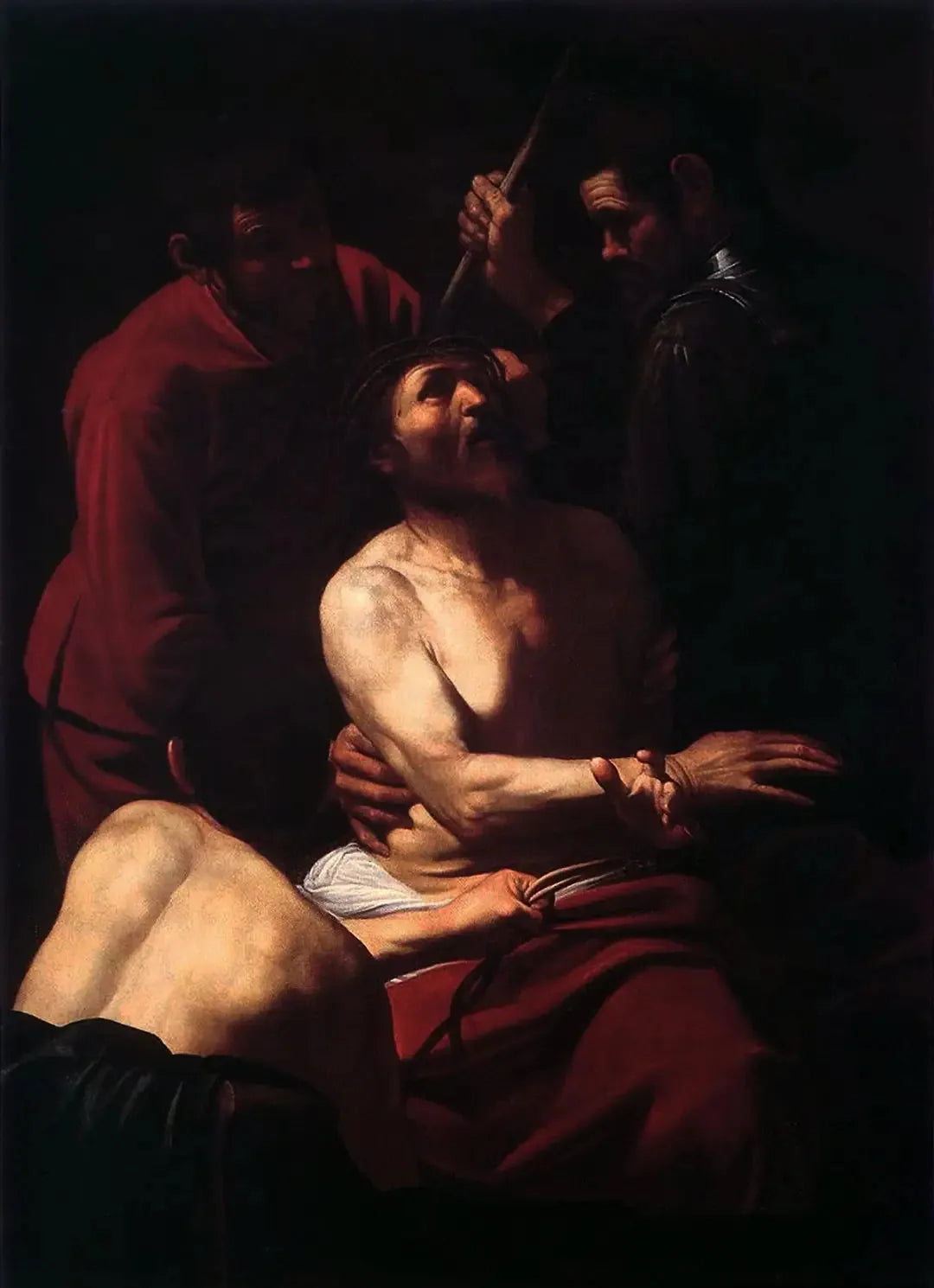 Le Couronnement d'épines - Le Caravage image 1 reproduction de peinture à l’huile