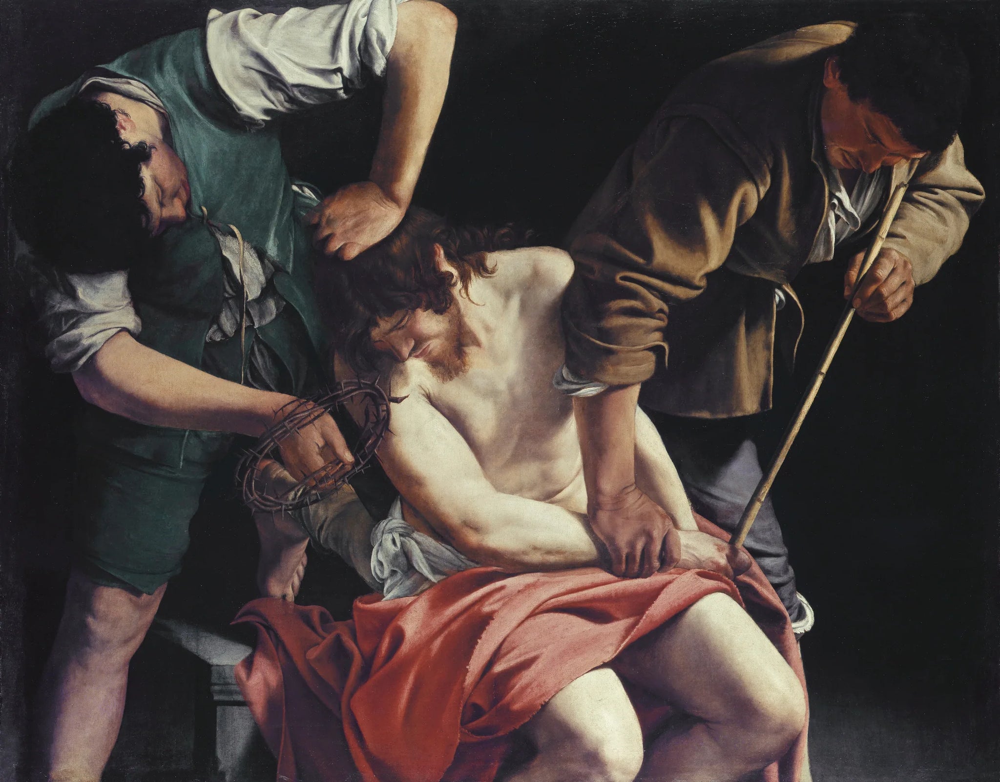 Le Couronnement d'épines - Orazio Gentileschi image 1 copie de tableau peinte à la main