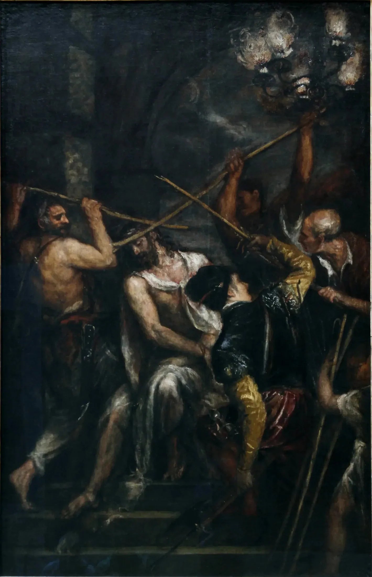 Le Couronnement d'épines - Titian image 1 reproduction de peinture à l’huile