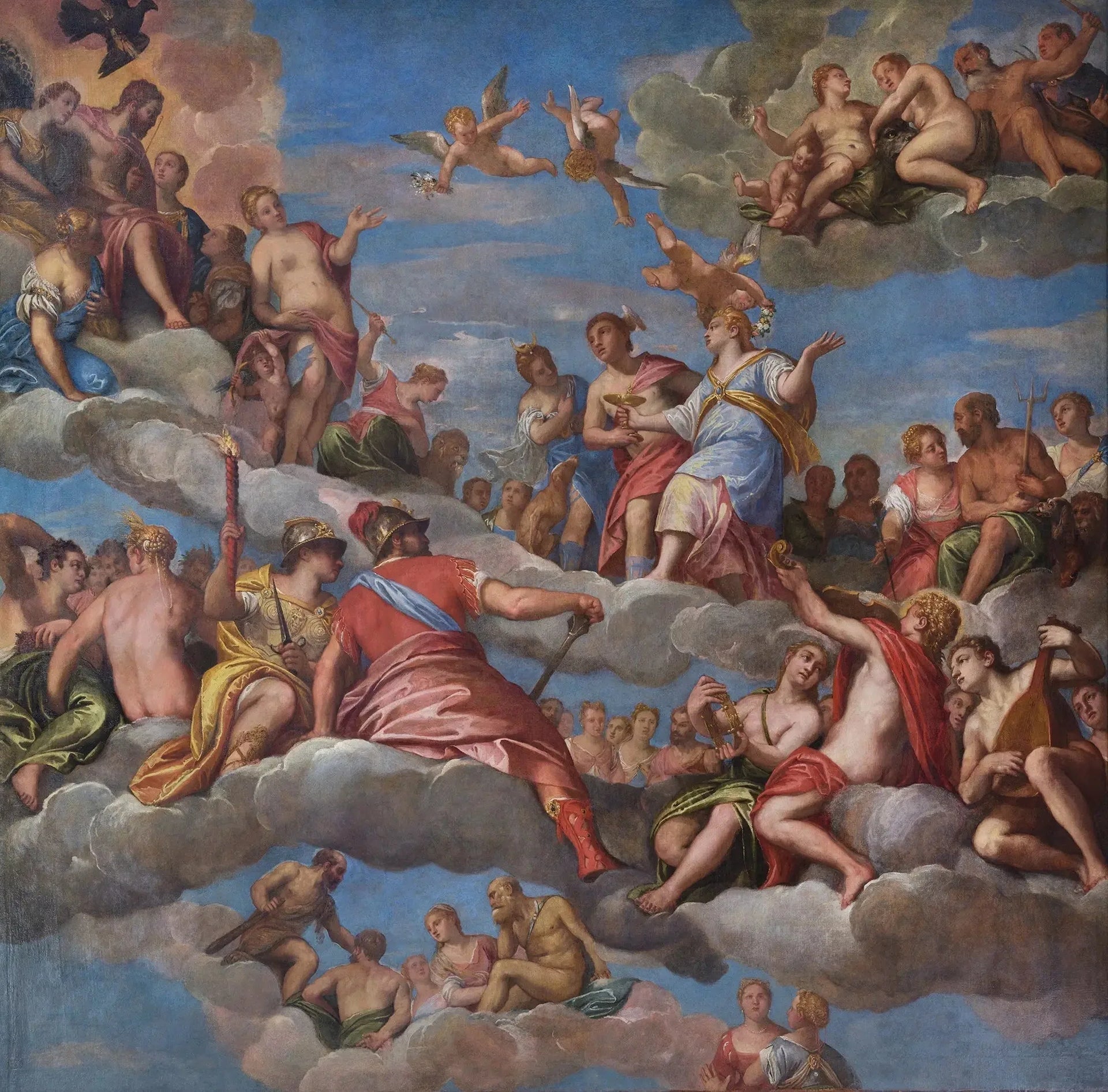 Le couronnement d'Hébé - Paul Véronèse image 1 copie de tableau peinte à la main