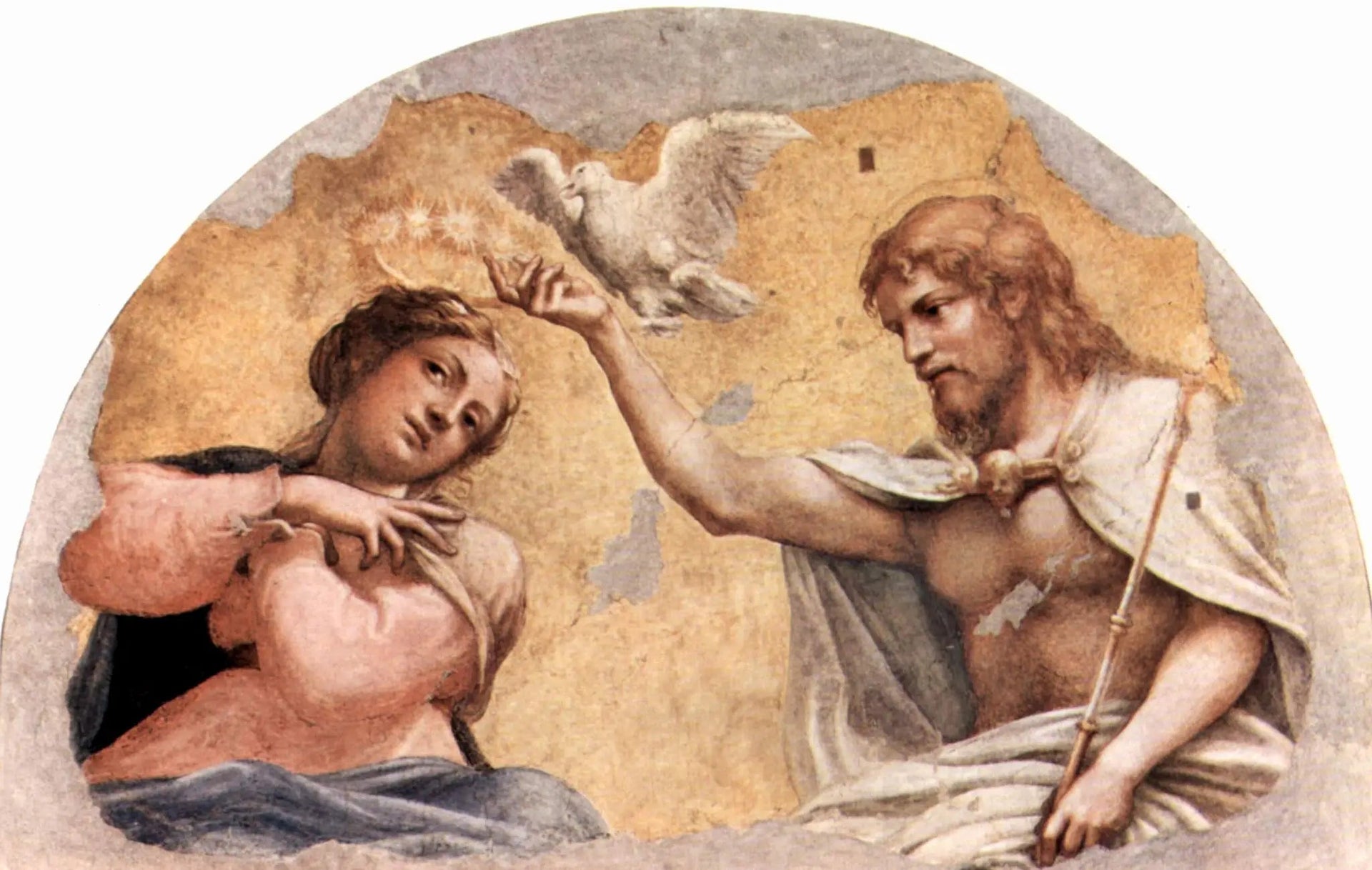 Le Couronnement de la Vierge - Antonio da Correggio image 1 reproduction artisanale de tableau