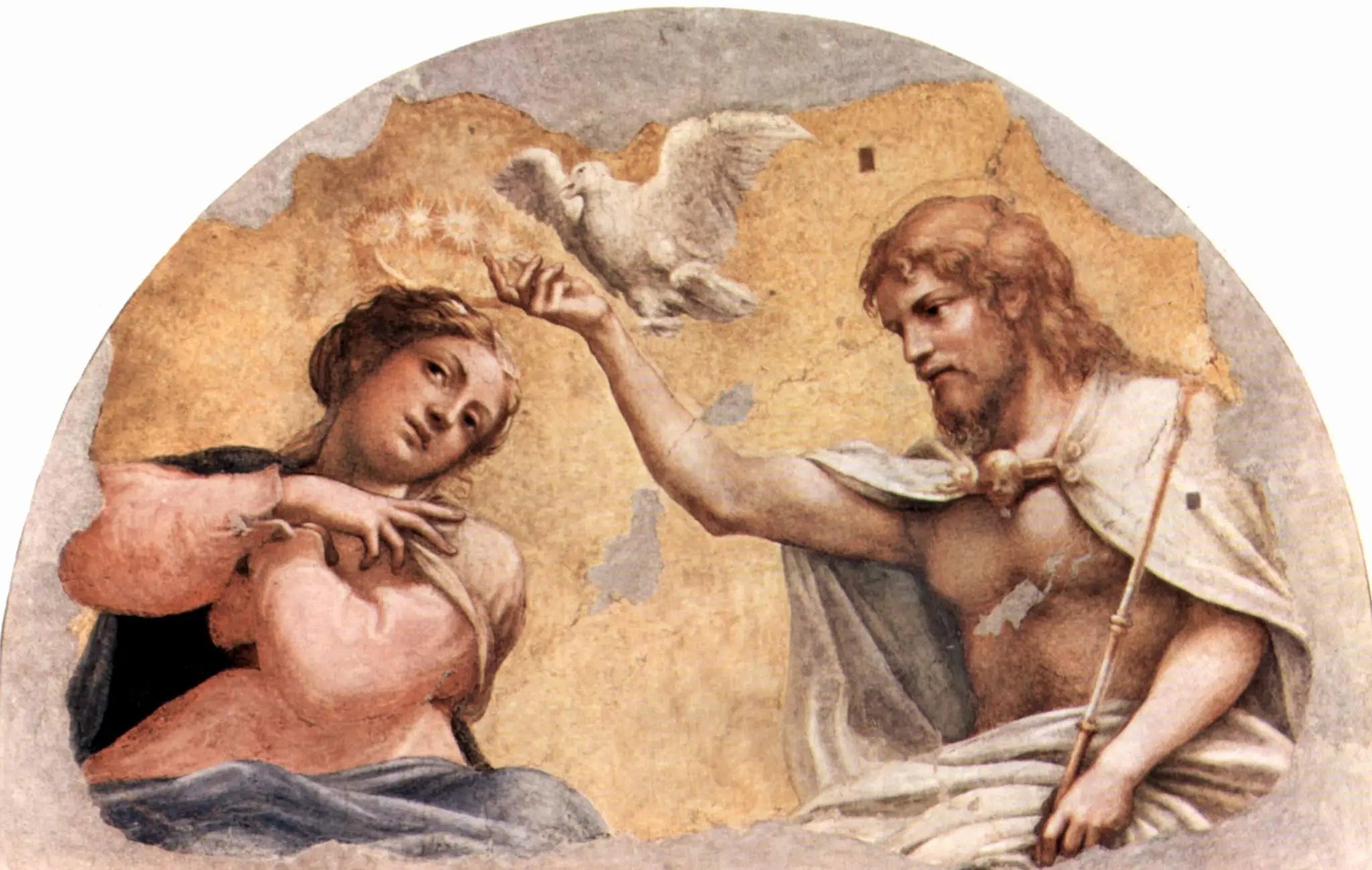 Le Couronnement de la Vierge - Antonio da Correggio image 1 reproduction artisanale de tableau
