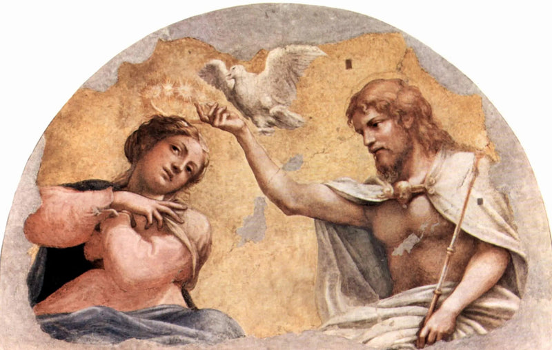 Le Couronnement de la Vierge - Antonio da Correggio