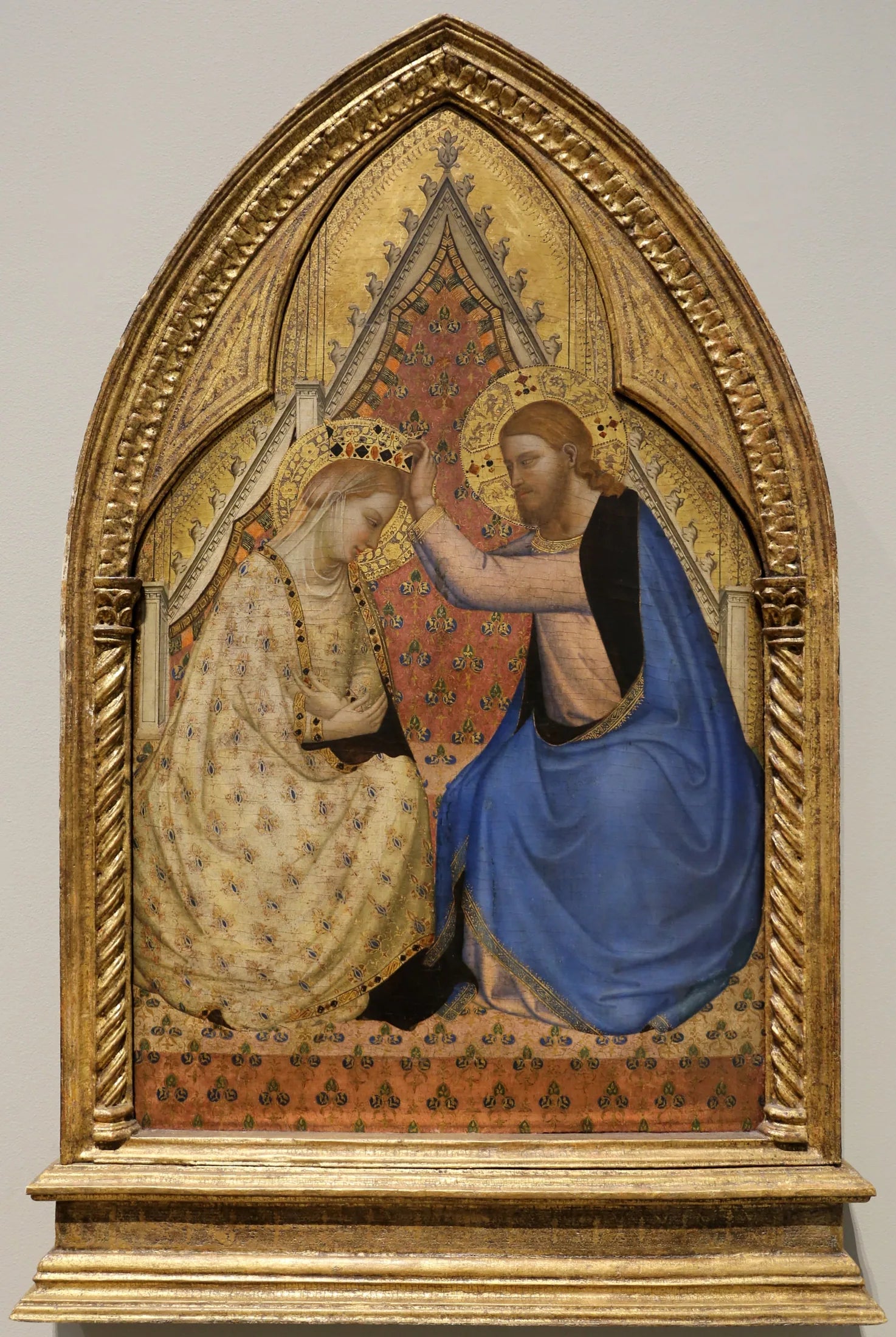 Le couronnement de la Vierge - Bernardo Daddi image 1 reproduction artisanale de tableau