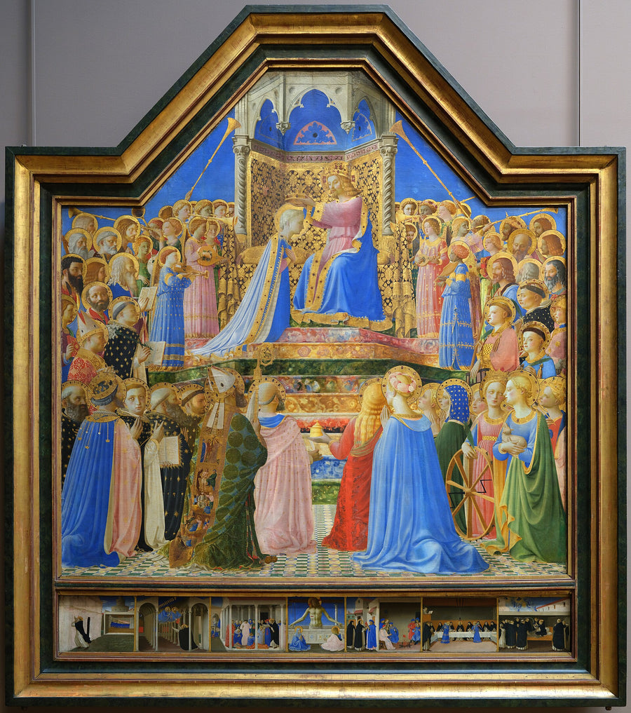 Le Couronnement de la Vierge, version du Louvre - Fra Angelico