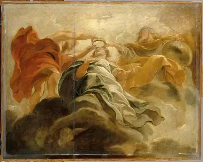 Le Couronnement de la Vierge - Peter Paul Rubens image 1 copie de tableau peinte à la main