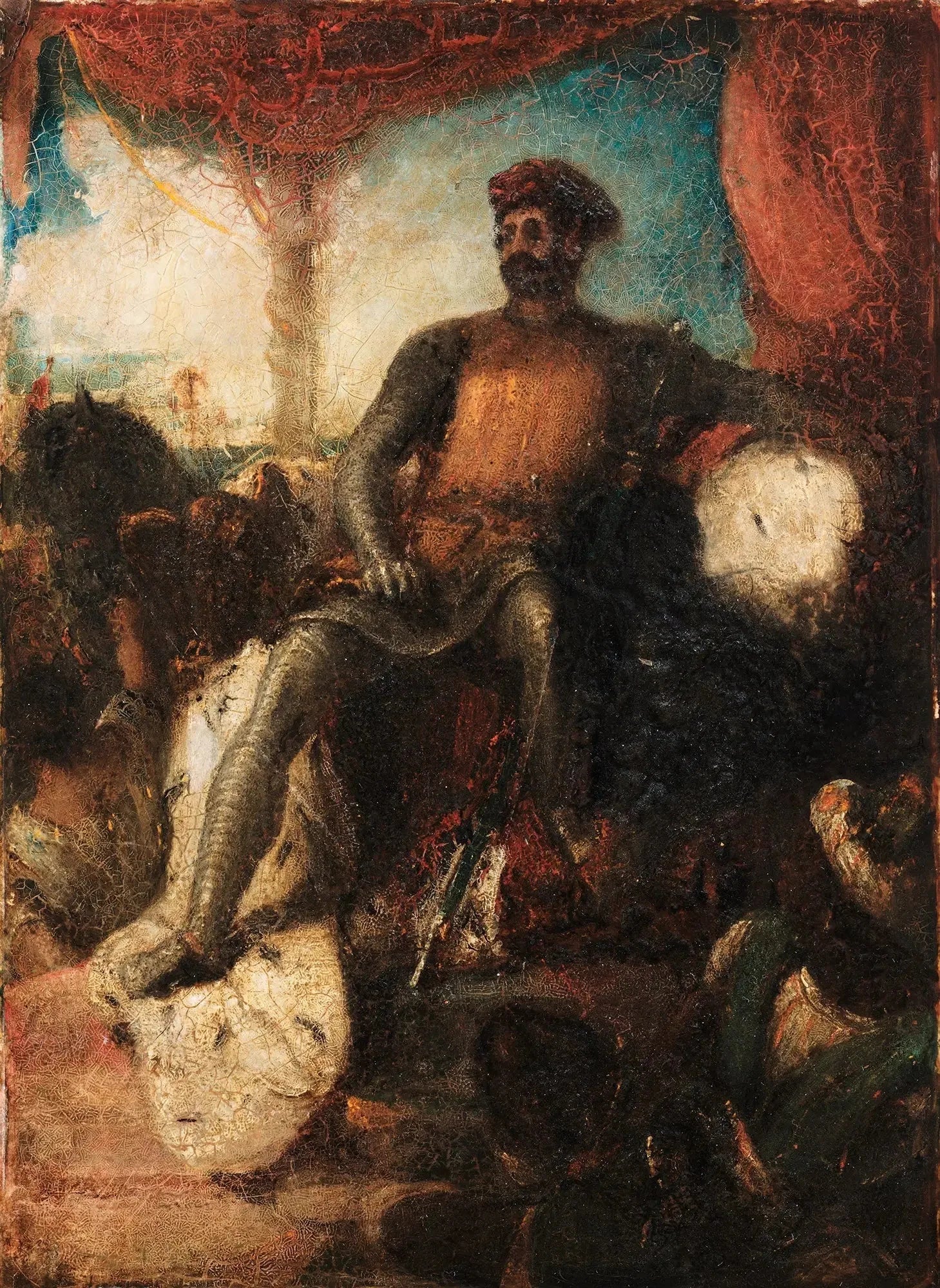 Le Croisé - Eugène Delacroix image 1 tableau peint à l’huile sur toile