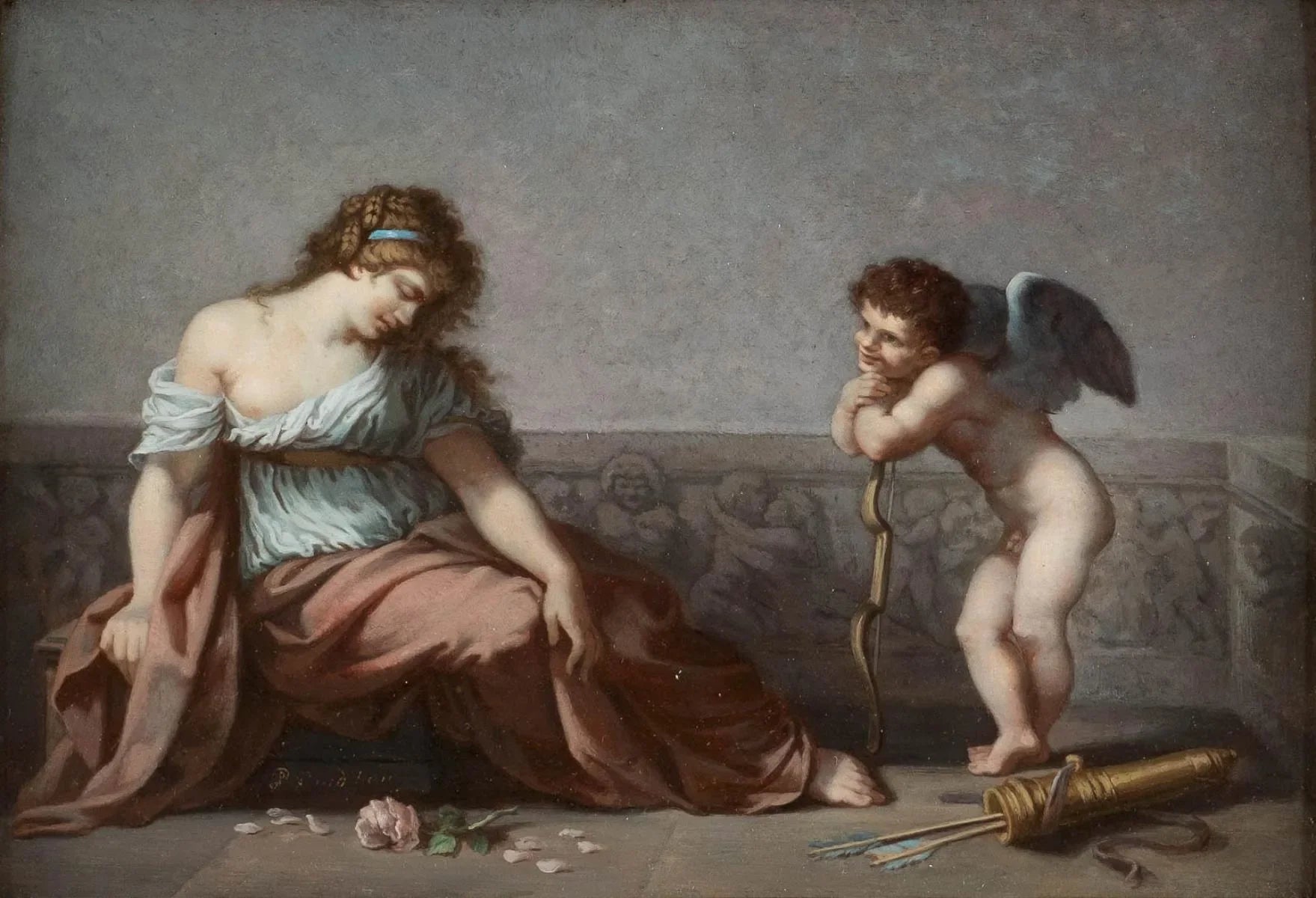 Le cruel rit des pleurs qu'il fait verser - Pierre-Paul Prud'hon image 1 reproduction réalisée par Alpha Reproduction