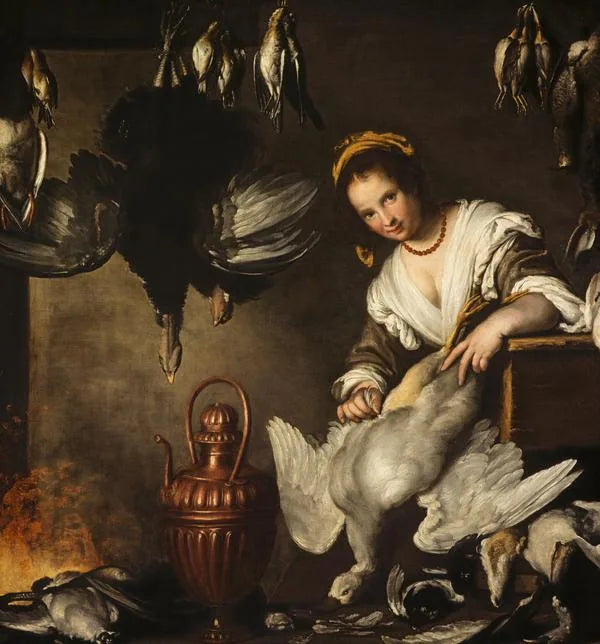 Le cuisinier - Bernardo Strozzi image 1 tableau peint à l’huile sur toile