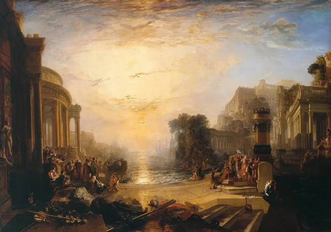 Le Déclin de l'Empire carthaginois - J. M. W. Turner image 1 copie de tableau peinte à la main