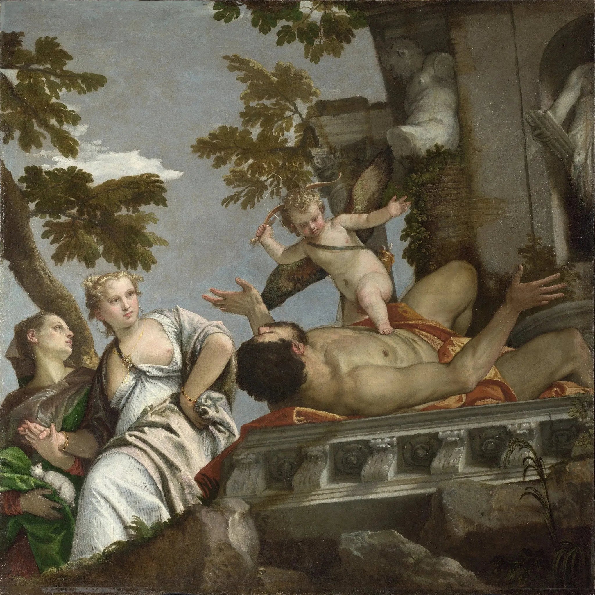 Le Dédain - Paul Véronèse image 1 copie peinte à la main à l’huile