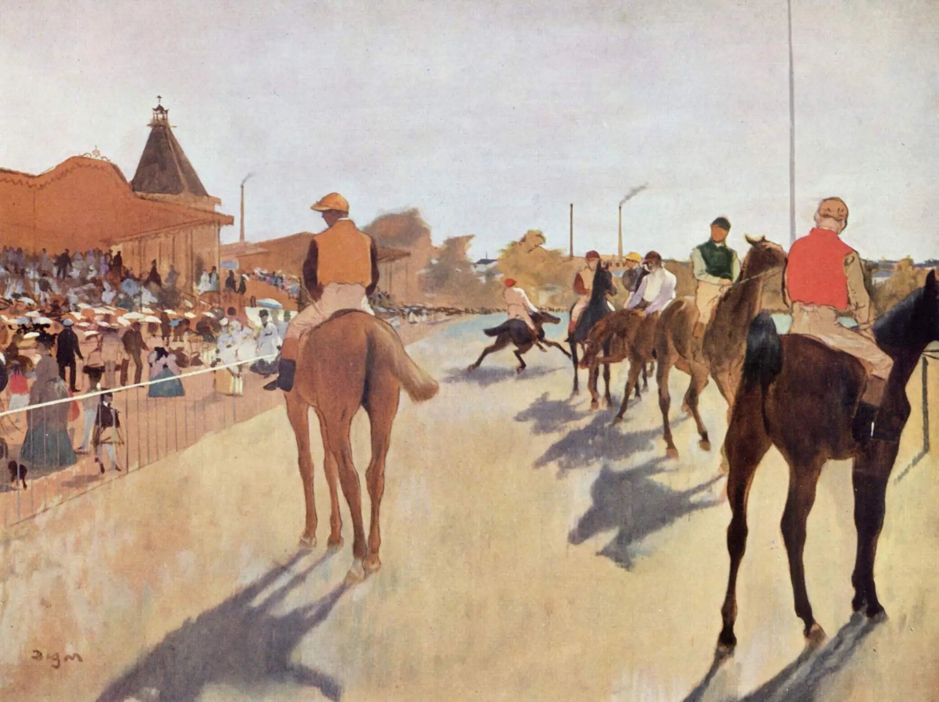 Le Défilé - Edgar Degas image 1 copie de tableau peinte à la main