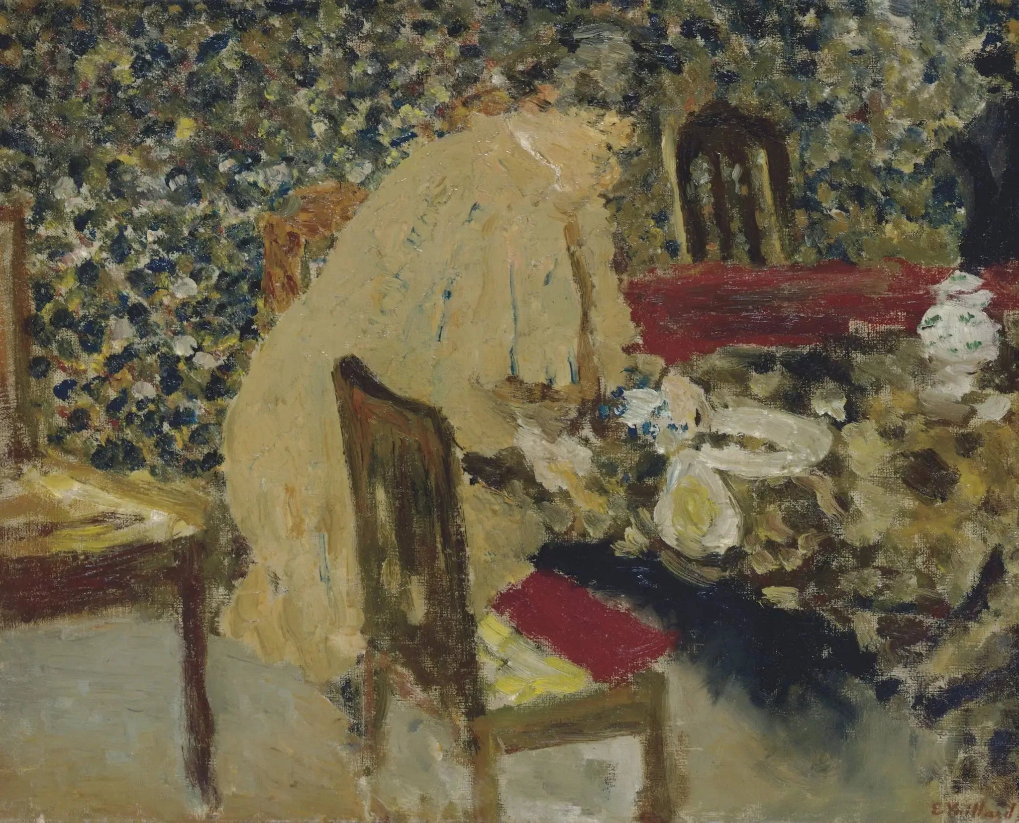Le déjeuner - Édouard Vuillard image 1 copie peinte à la main à l’huile