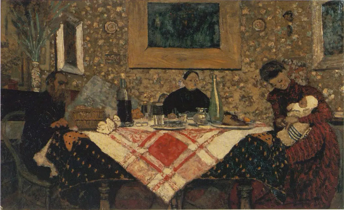 Le déjeuner en famille - Édouard Vuillard image 1 tableau peint à l’huile sur toile