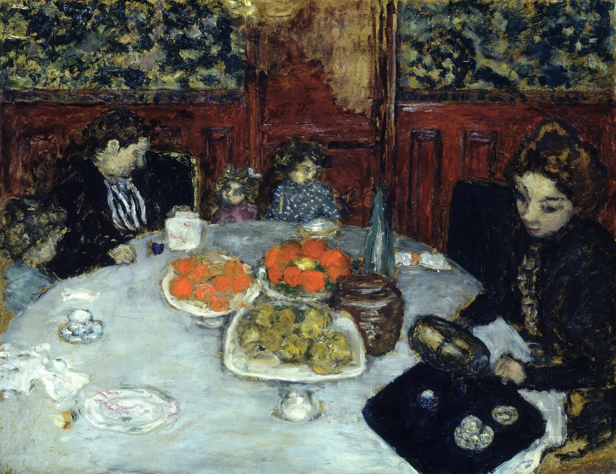 Le Déjeuner - Pierre Bonnard image 1 reproduction d’œuvre d’art à l’huile
