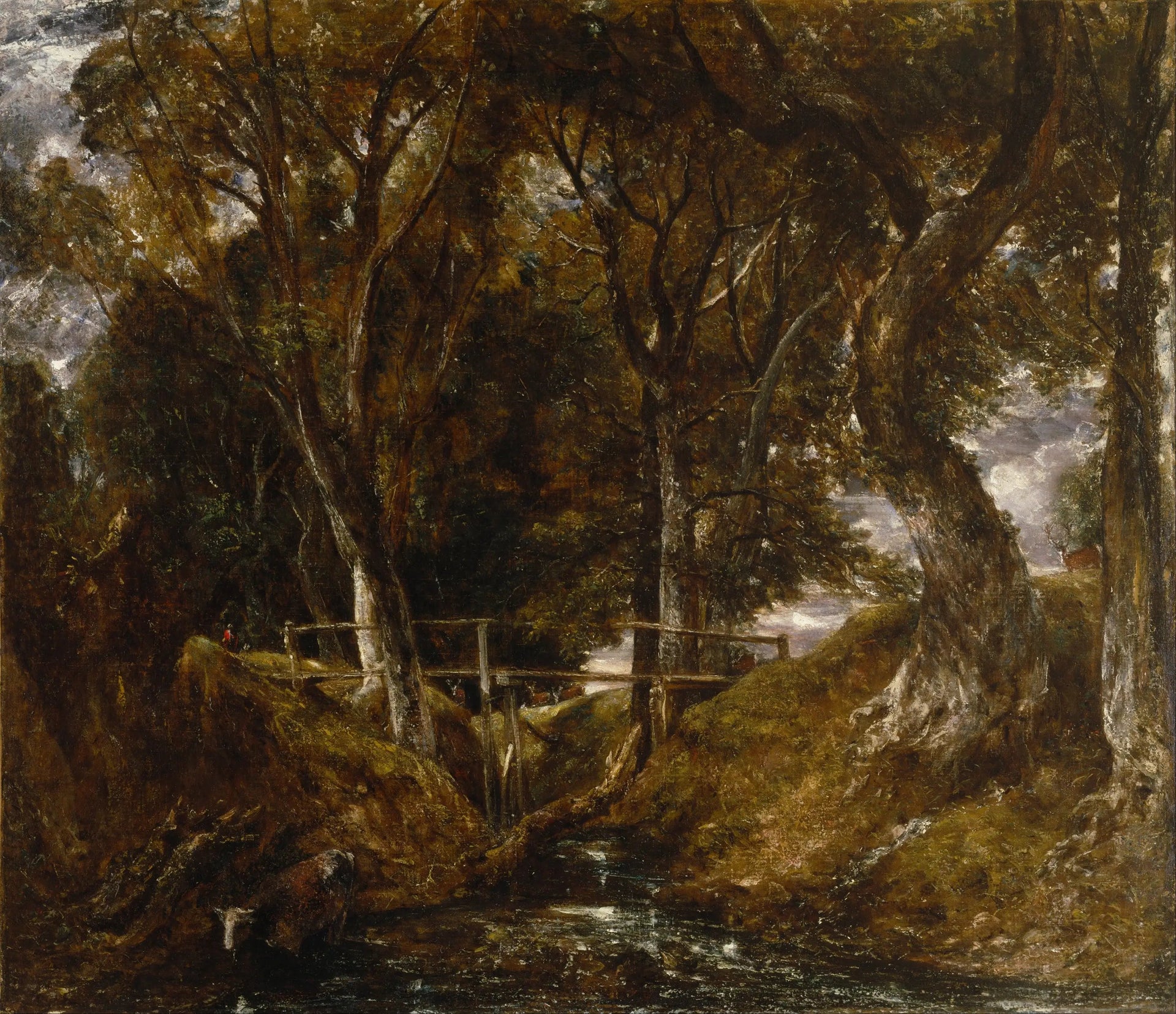 Le Dell à Helmingham Park - John Constable image 1 reproduction de peinture à l’huile