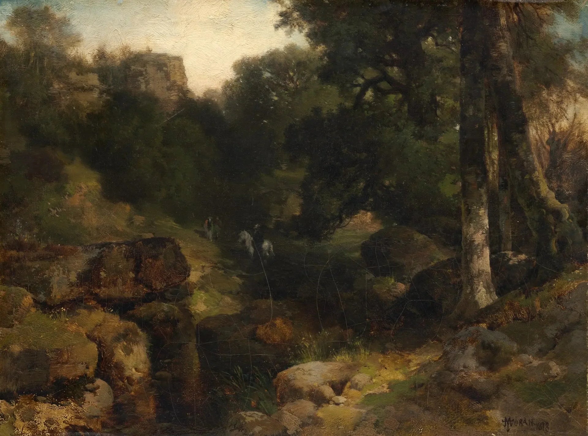 Le Dell - Thomas Moran image 1 copie de tableau peinte à la main