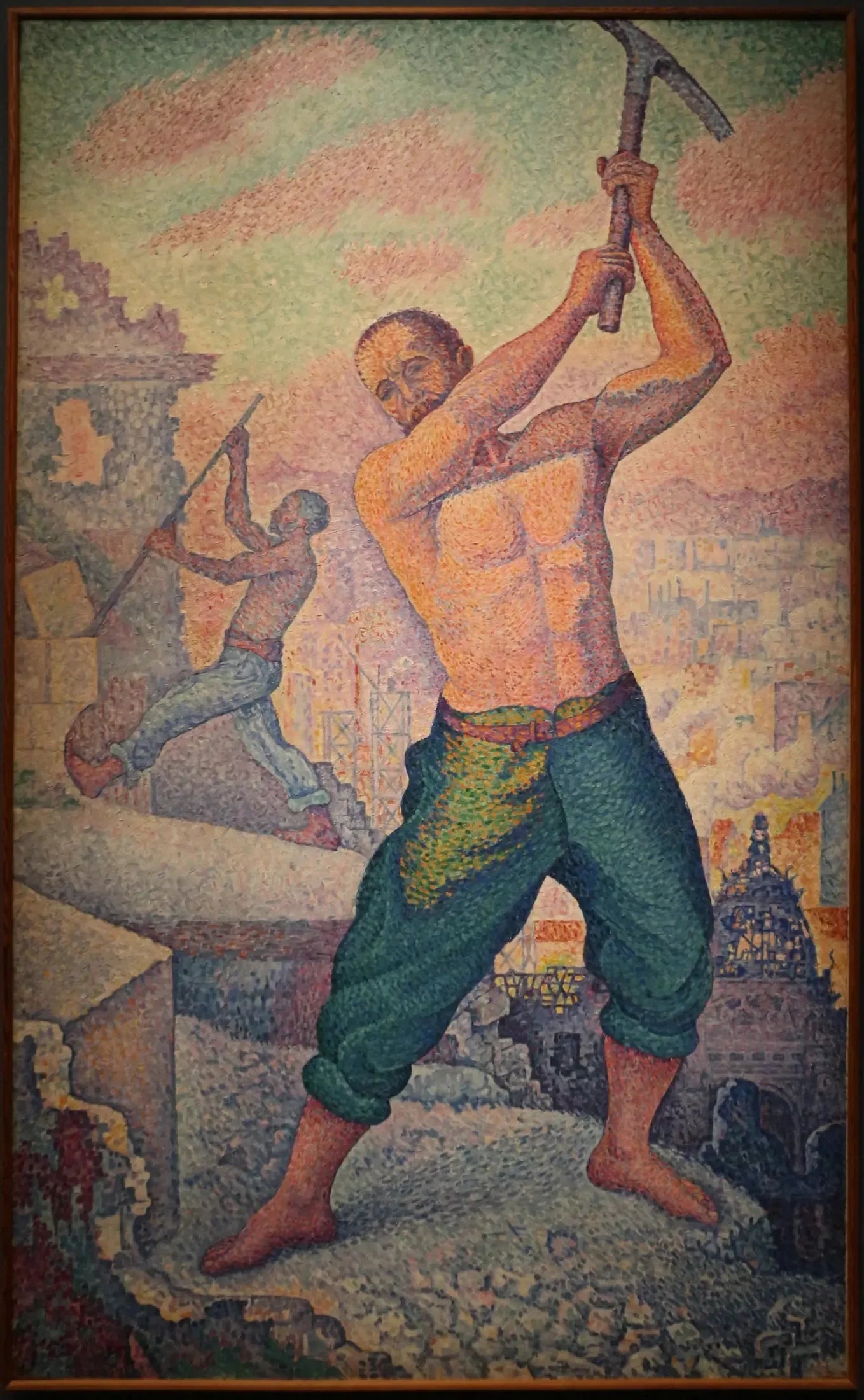 Le Démolisseur - Paul Signac image 1 reproduction réalisée par Alpha Reproduction