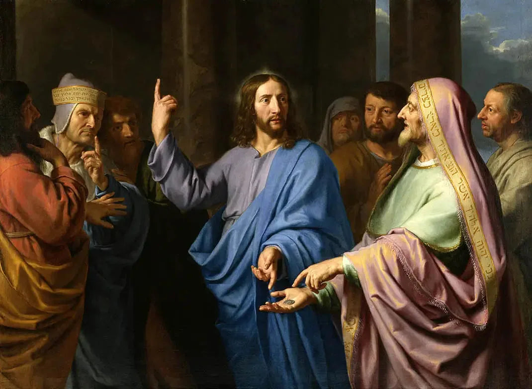 Le Denier de César - Philippe de Champaigne image 1 reproduction d’œuvre d’art à l’huile