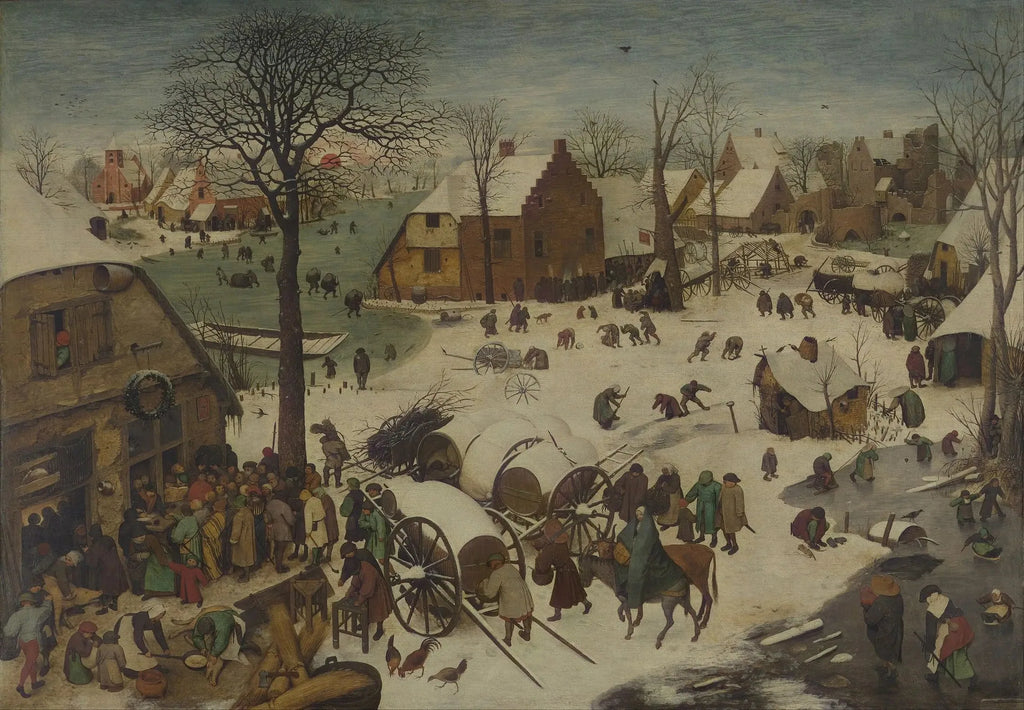 Le Dénombrement de Bethléem - Pieter Brueghel the Elder image 1 copie de tableau peinte à la main
