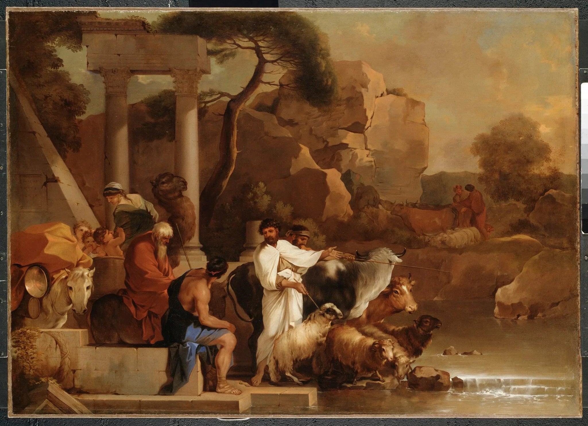 Le départ de Jacob - Sébastien Bourdon image 1 reproduction réalisée par Alpha Reproduction