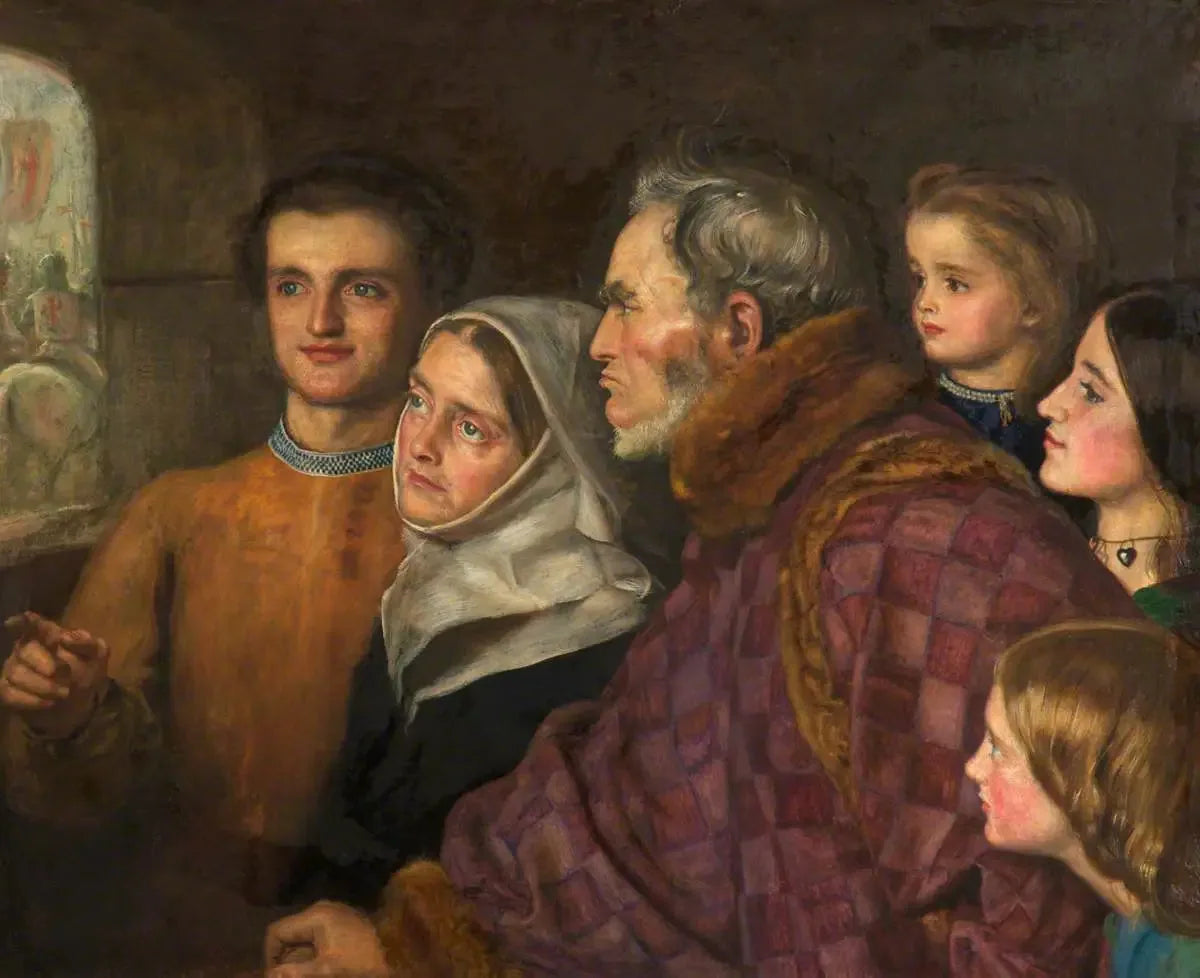 Le départ des croisés - John Everett Millais image 1 reproduction de peinture à l’huile