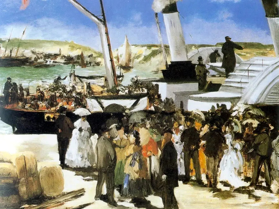 Le Départ du vapeur de Folkestone - Édouard Manet