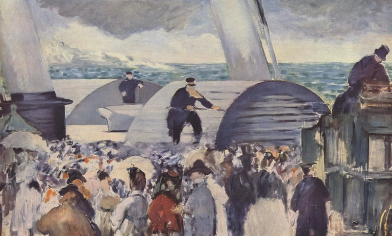 Le départ du vapeur de Folkstone - Édouard Manet