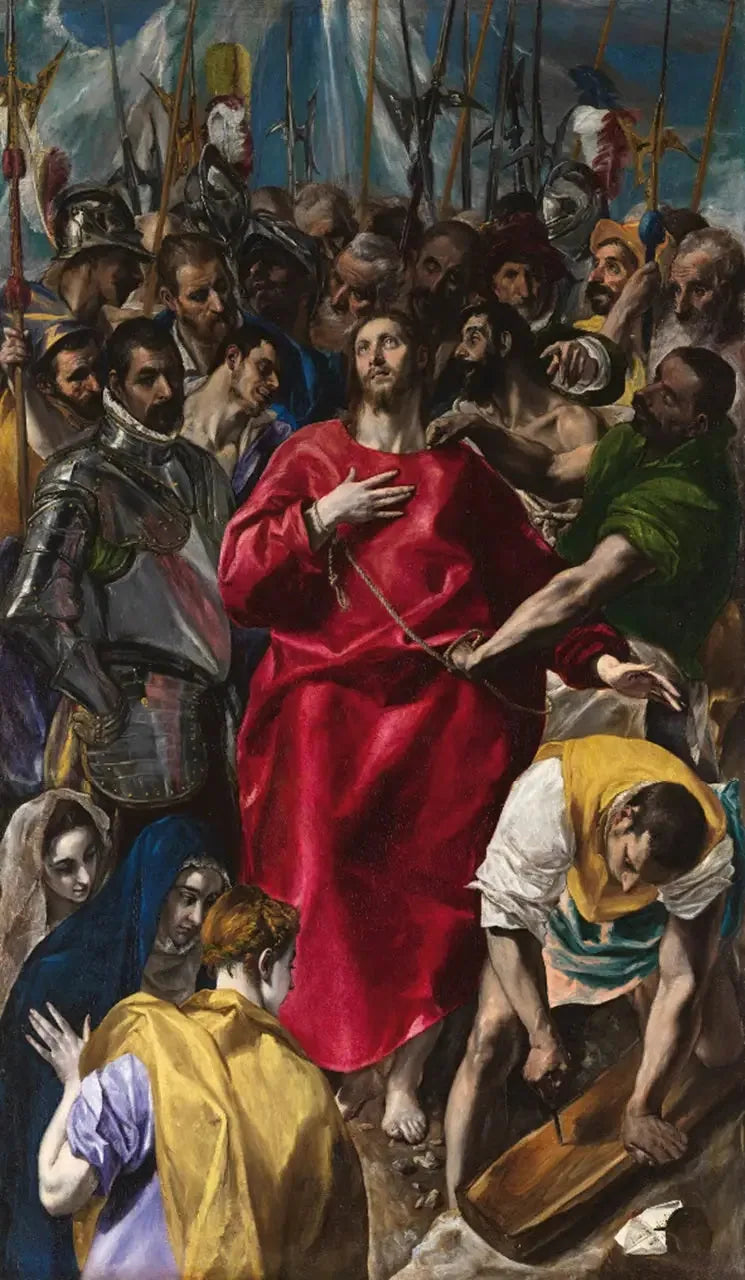 Le Dépouillement du Christ - El Greco image 1 copie peinte à la main à l’huile