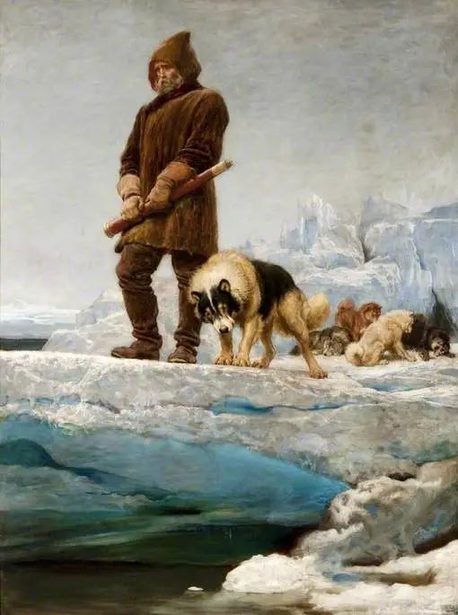 Le dernier de l'équipage - Briton Rivière image 1 copie de tableau peinte à la main