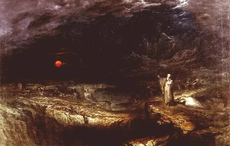 Le Dernier Homme - John Martin image 1 reproduction artisanale de tableau