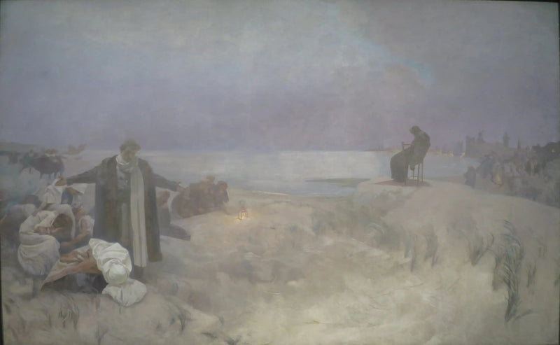 Le Dernier Jour de Jan Amos Komenský - Alphonse Mucha