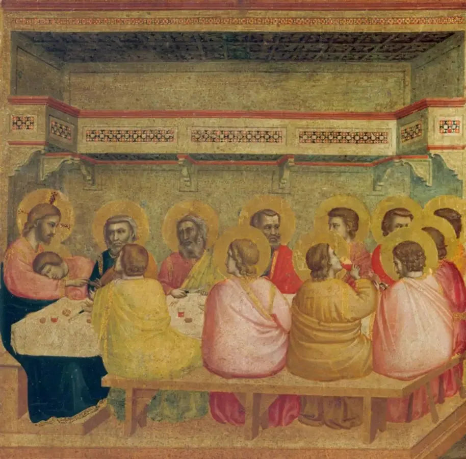 Le Dernier Repas - Giotto image 1 tableau peint à l’huile sur toile