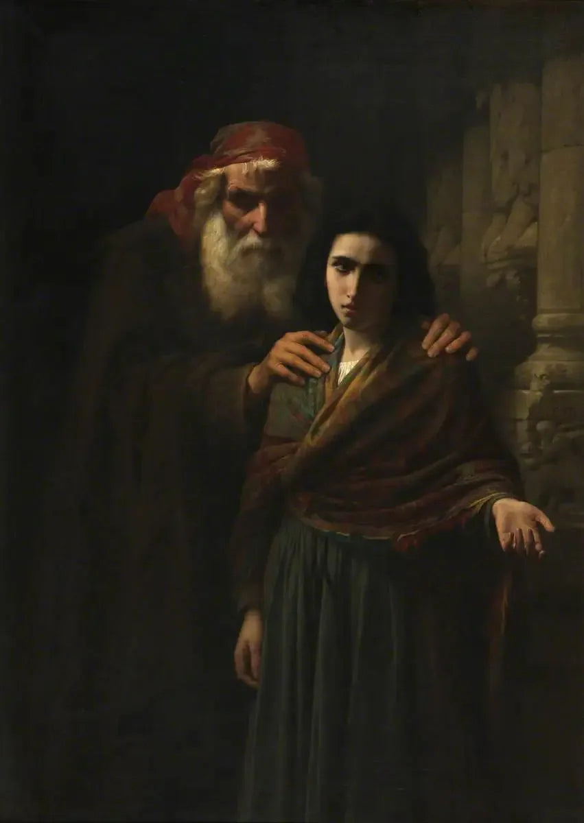 Le dernier soutien - Pierre Auguste Cot image 1 copie peinte à la main à l’huile