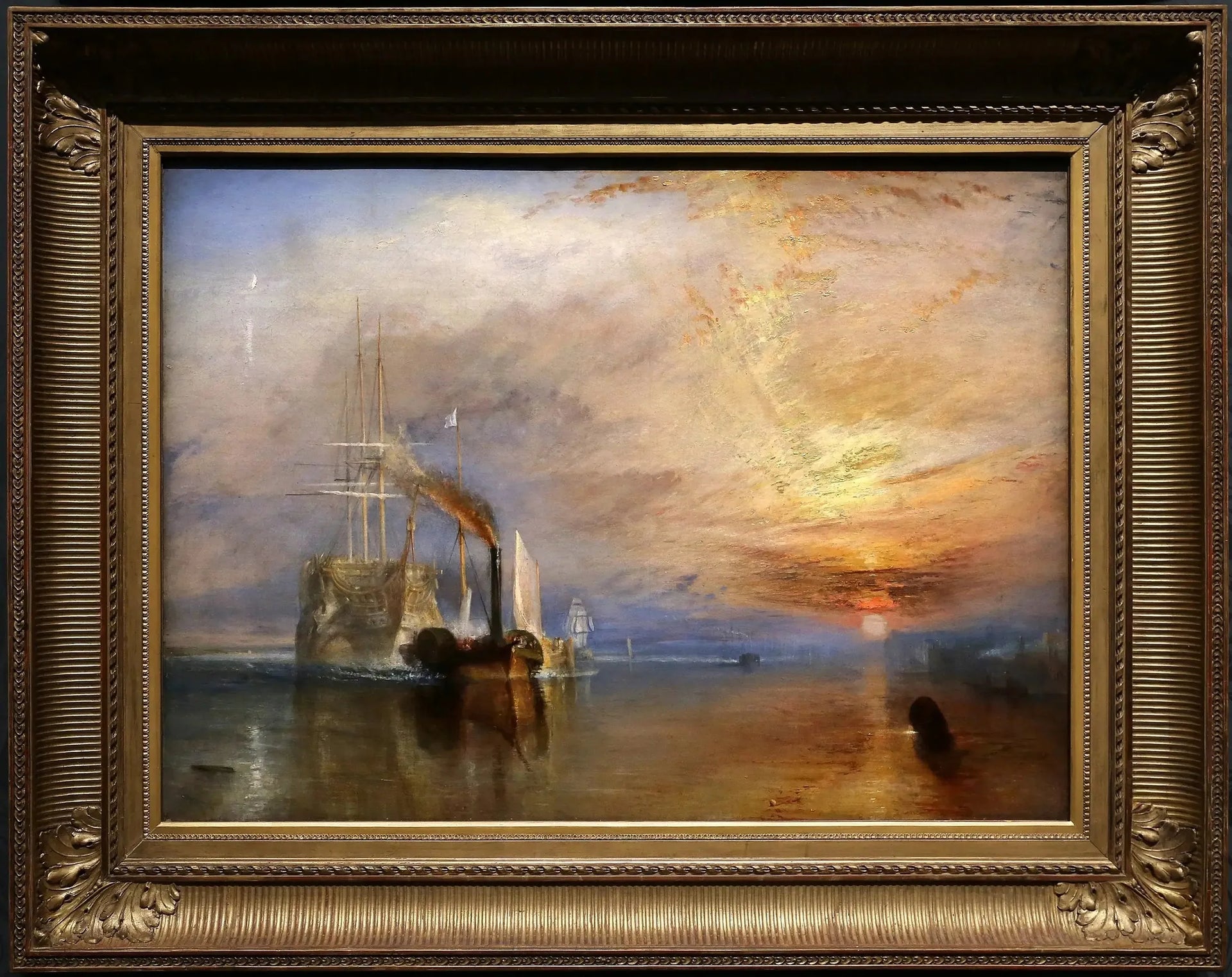 Le Dernier Voyage du Téméraire - J. M. W. Turner image 2 reproduction de peinture à l’huile